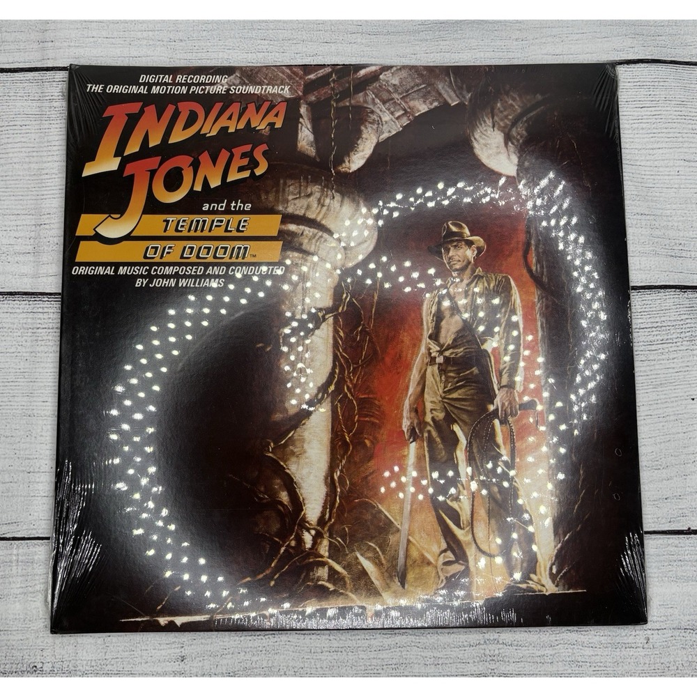 1984 Indiana Jones and‎ the Temple of Doom Movie Soundtrack Vinyl (First Press)